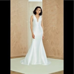 Nouvelle Amsale White Wedding Dress